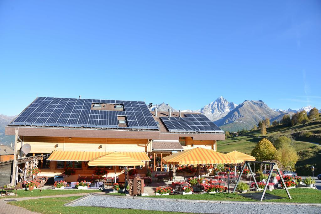 Hotel-Restaurant Ronalp Burchen Bagian luar foto