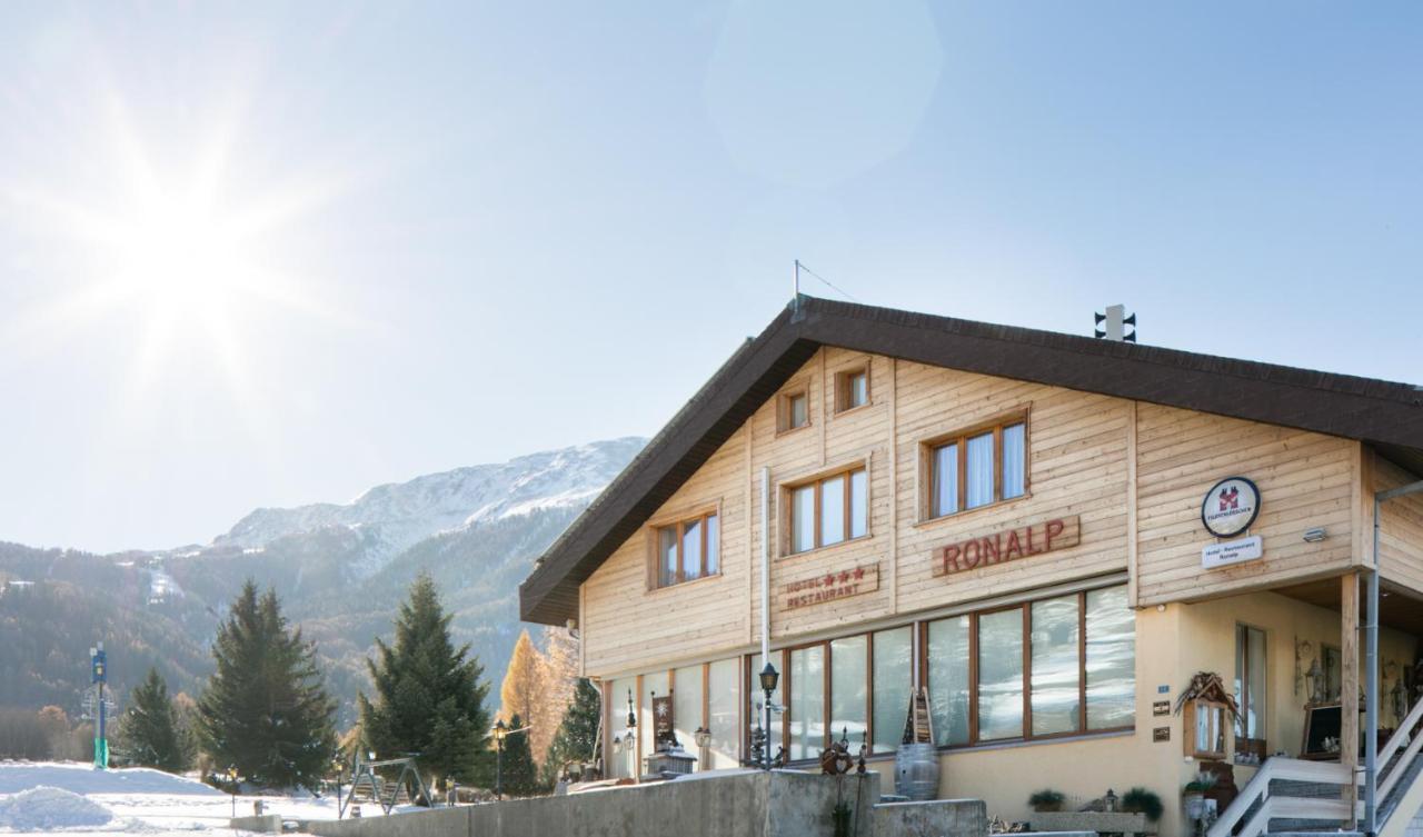 Hotel-Restaurant Ronalp Burchen Bagian luar foto